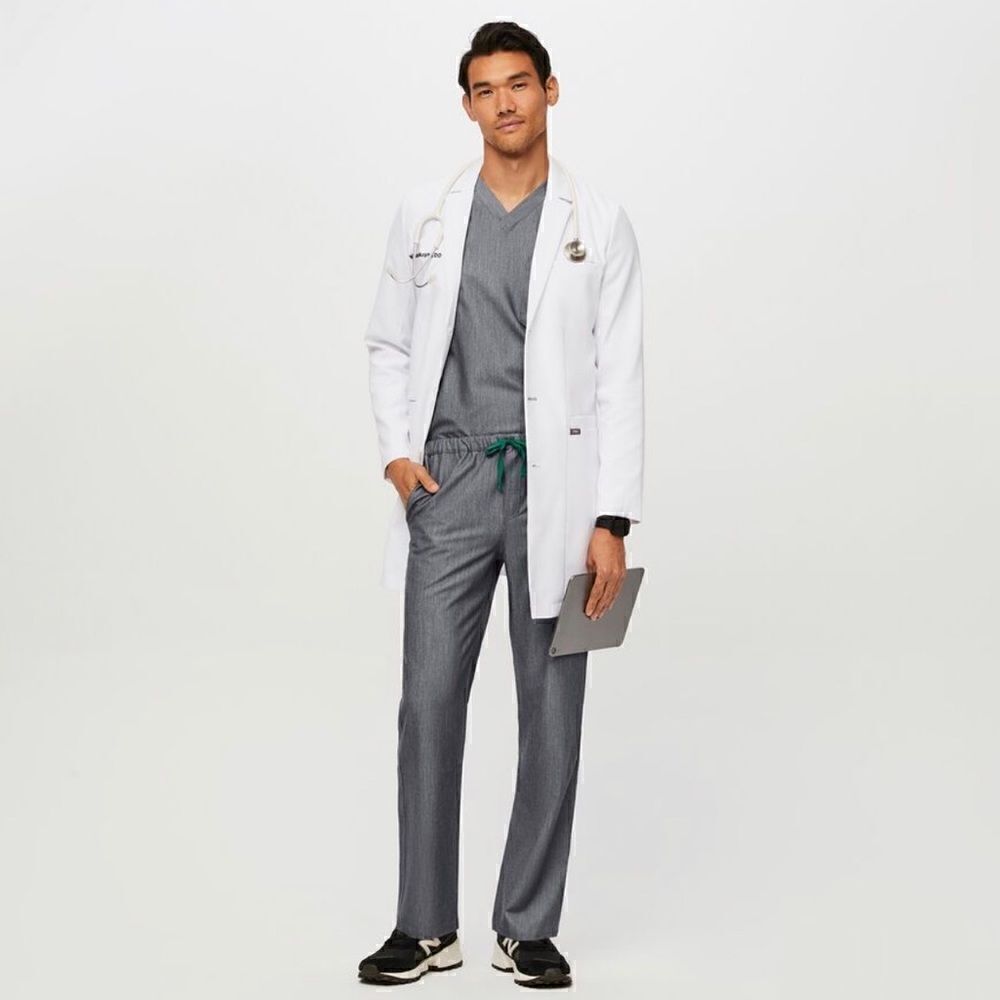 Figs Pisco Basic Scrub Pants Graphite Gray Men’s … - image 5